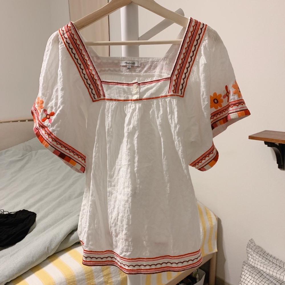 Madewell embroidered Shirt